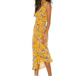 Yumi Kim Midtown Midi Dress Nwt Yellow 